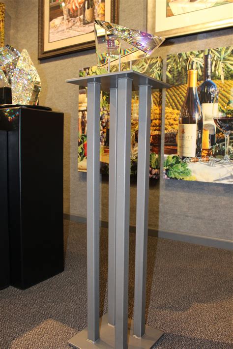 display pediestal box metal|Metal Display Pedestal .